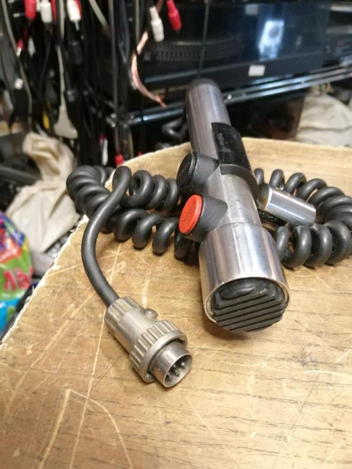 PEIKER DD 112TFR, Mikrofon, 200 Ohm, Kabel mit alten Stecker!!  XXXXXXXXX