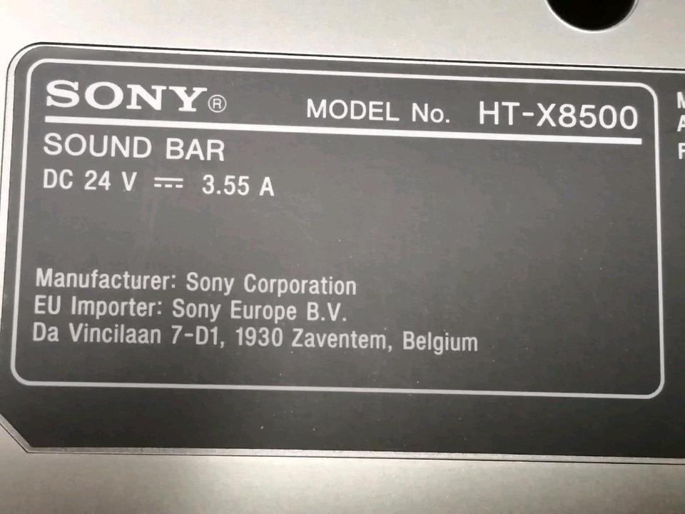 SONY HT-X8500, Bluetooth-Lautsprecher mit Zubehör!!!