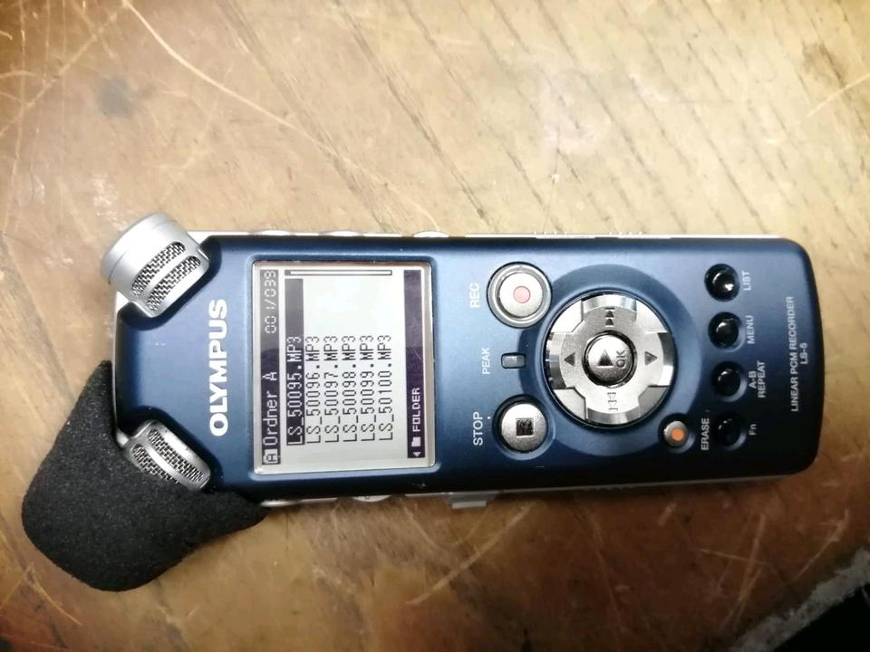 OLYMPUS LS-5, Lenear PCM Recorder mit Speicherkarte!