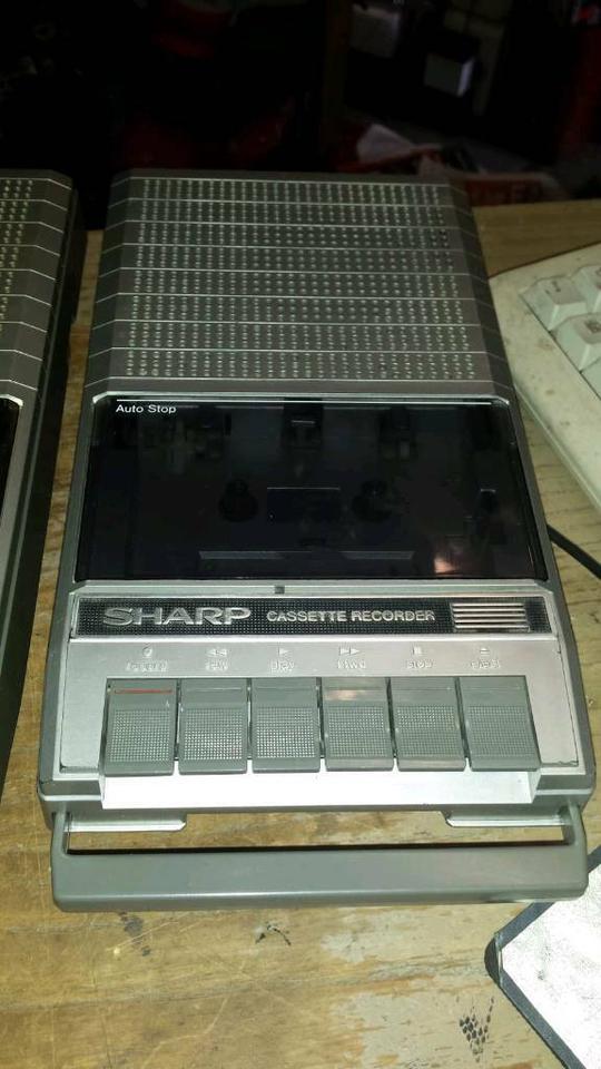 2 SHARP RD-620DS, Cassetten-Recorder, DEFEKT!!