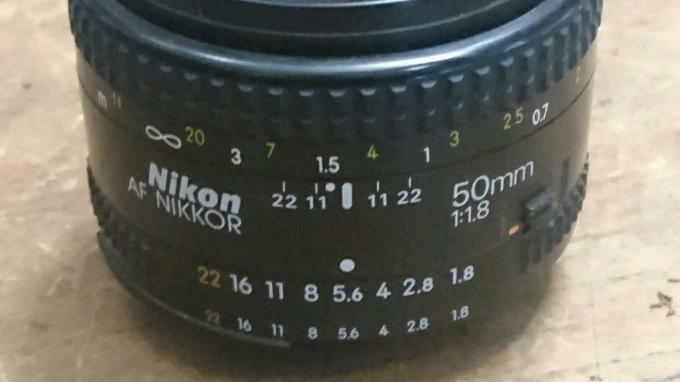 NIKON AF NIKKOR 50 mm Objektiv, guter Zustand!