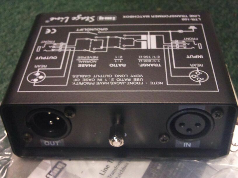 2 img Stage Line LTR-100; Line Transformer Matchbox; NEU &OVP!