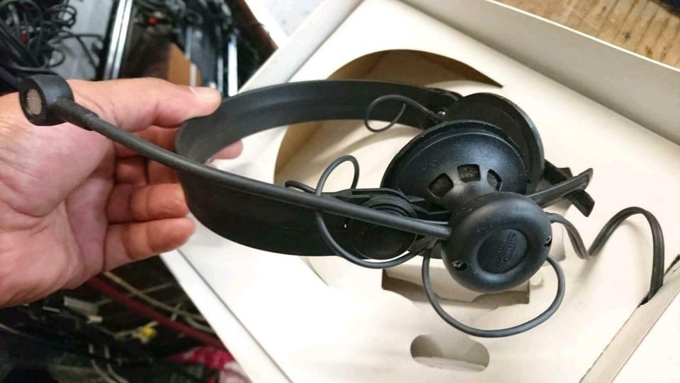 SENNHEISER HME 1019, Kopfhörer mit Mikrofon, alter Stecker