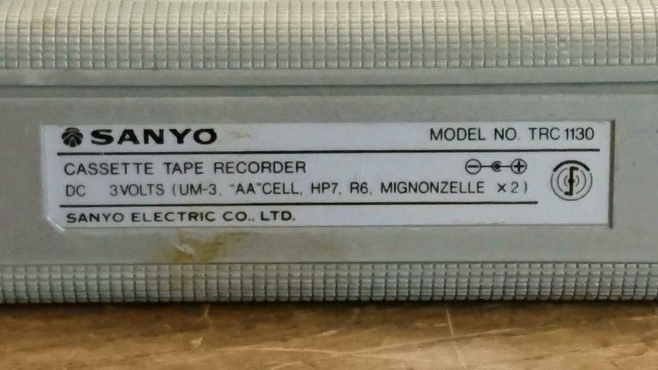 SANYO TRC1130, Walkman OHNE Zubehör!! Guter Zustand!