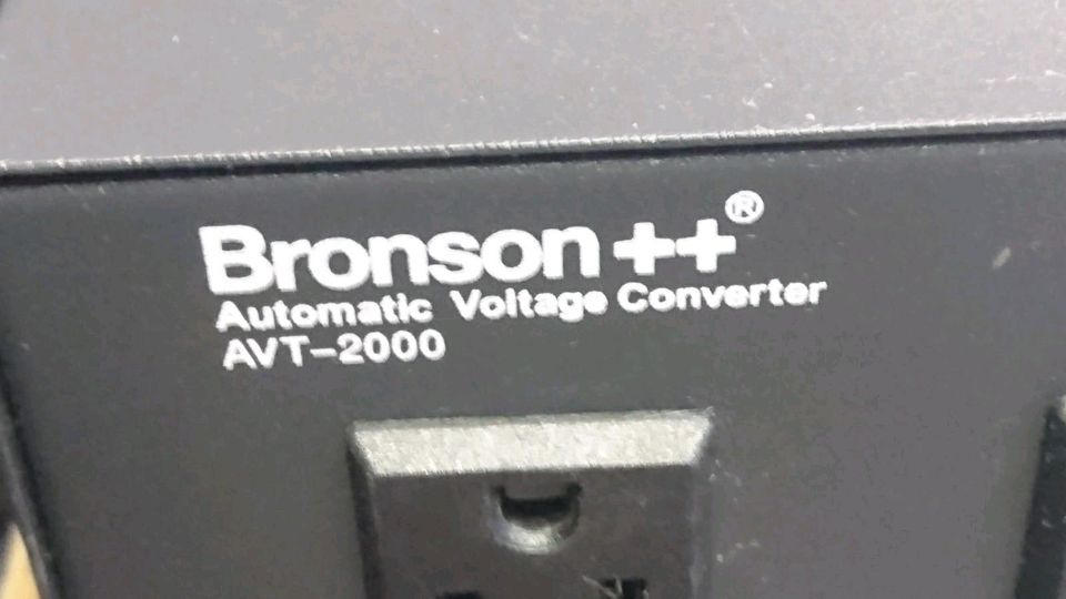 BRONSON AVT-2000 Power Transformer, Converter