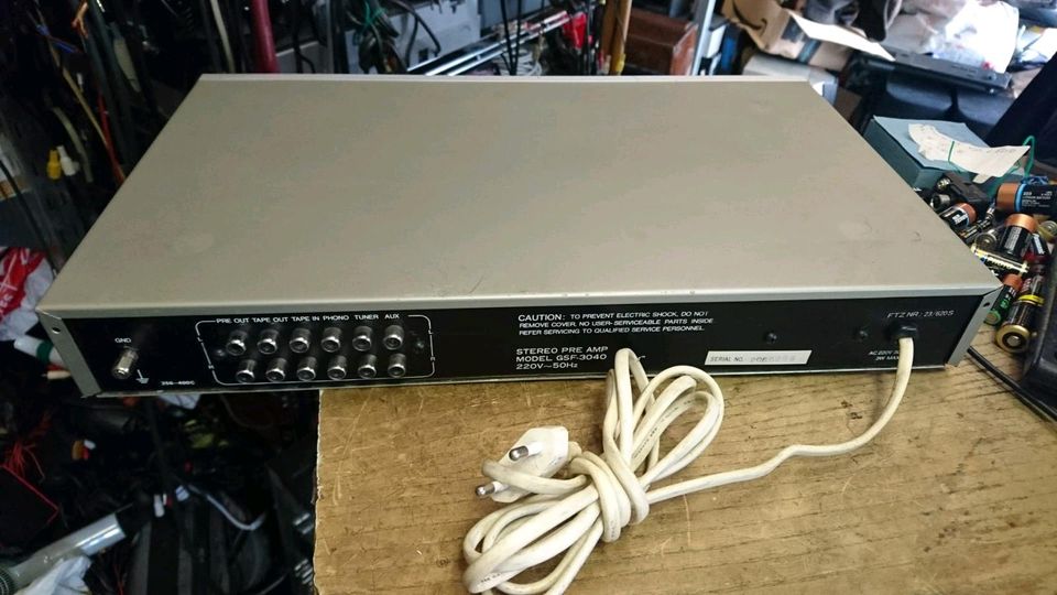 GOLD STAR GSF-3040, Stereo Preamplifier/Vorverstärker