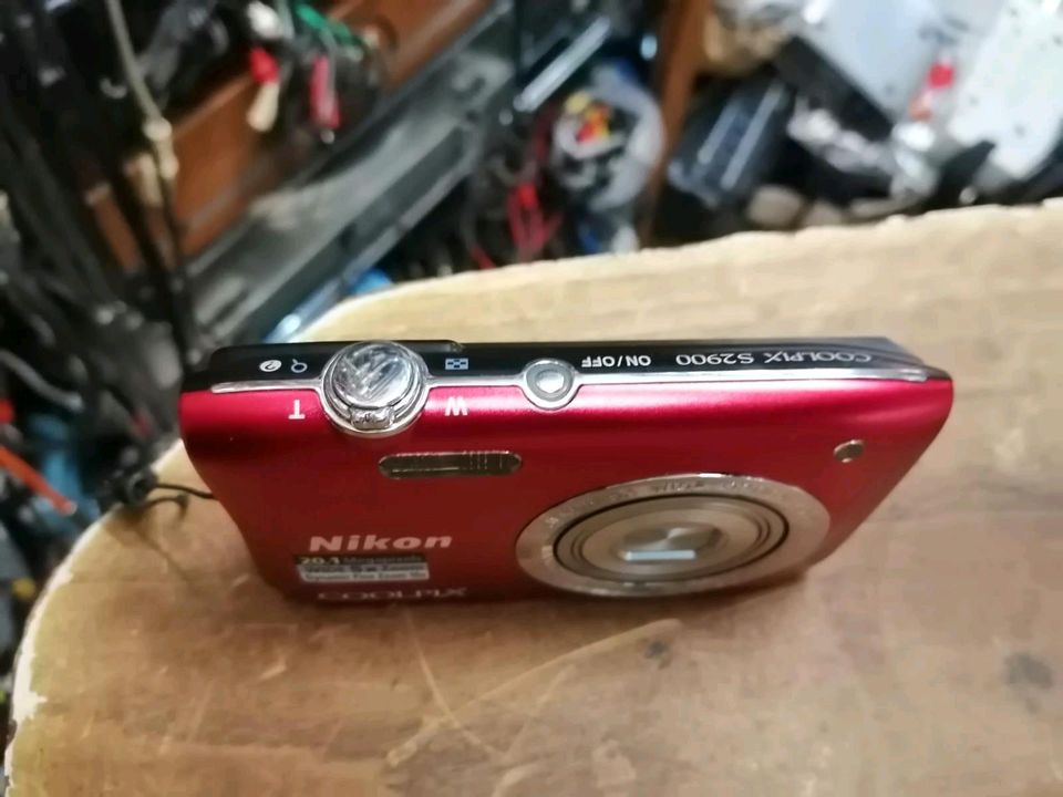 NIKON COOLPIX S2900, Digital-Kamera mit Zubehör, ROT!!!