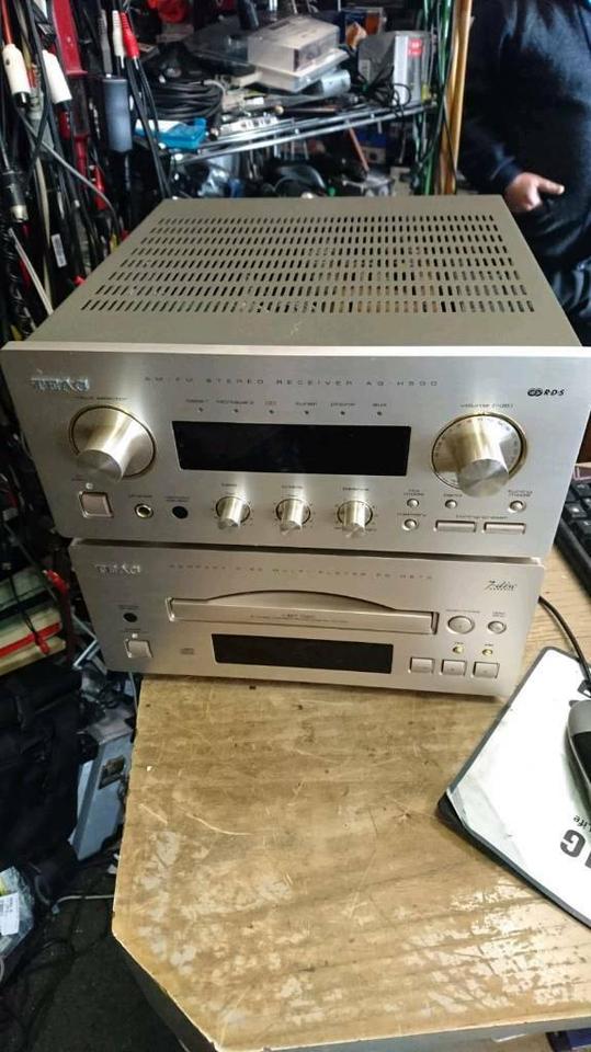 TEAC-Anlage: AG-H500 Receiver+PD-H570 CD-Multi Player, ohne Boxen