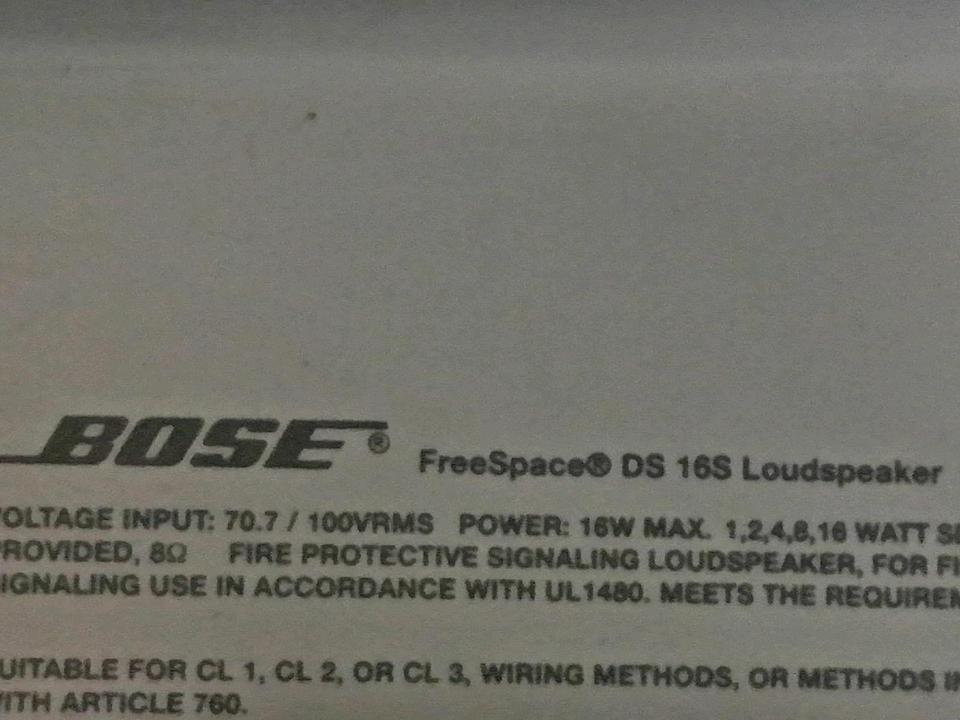 2 BOSE FreeSpace DS16S, Lautsprecher mit fester Halterung!