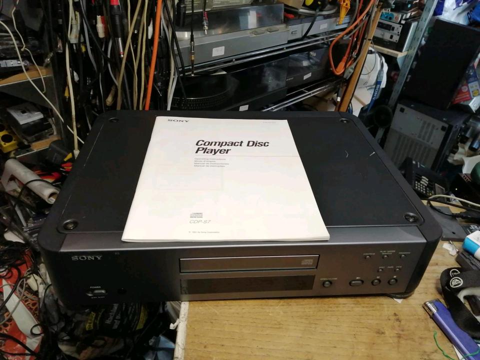 SONY CDP-S7, CD-Player OHNE Fernbedienung!!!