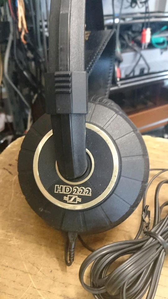 SENNHEISER HD 222, Kopfhörer, Kabel mit 5poligen Stecker