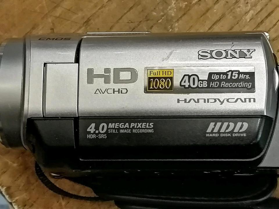 SONY HDR-SR5E, Videocamera OHNE Speicherkarte!!