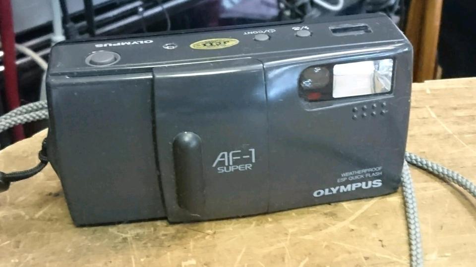 OLYMPUS AF - 1 SUPER, Analog-Kamera mit Original-Tasche!!