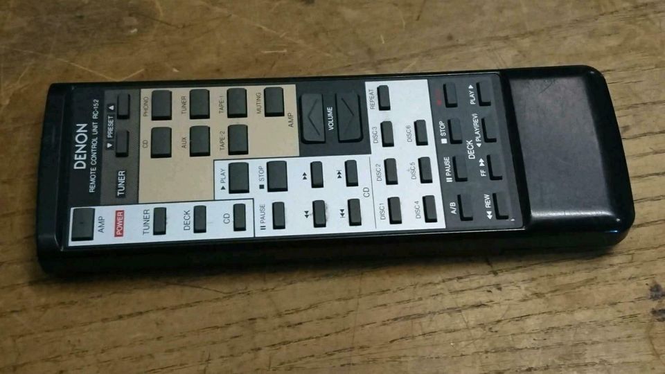 DENON RC-152 Remote Control Unit/Original-Fernbedienung