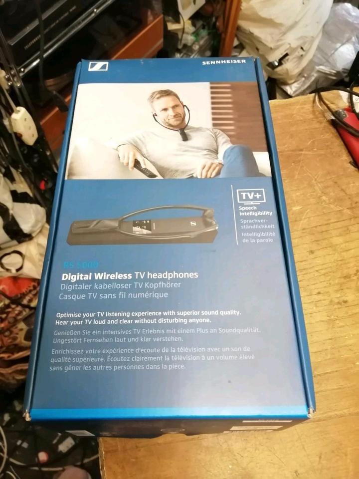 SENNHEISER RS5000, Digital Wireless TV-Headphones/Kopfhörer!!