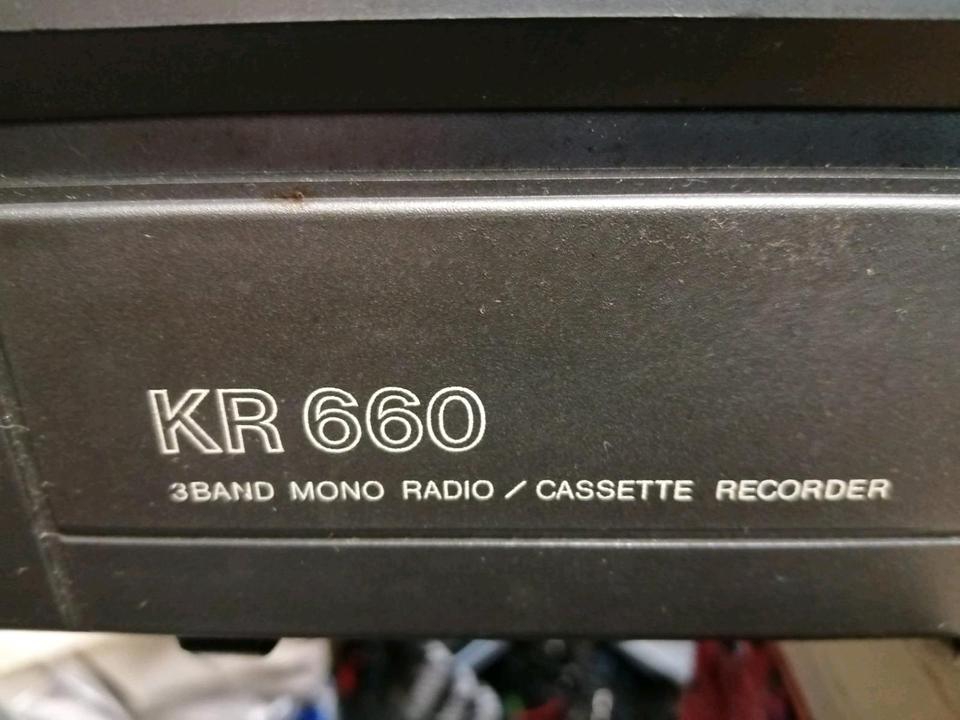 RFT KR660, Radio-Cassetten-Recorder, mit Netzkabel!!!