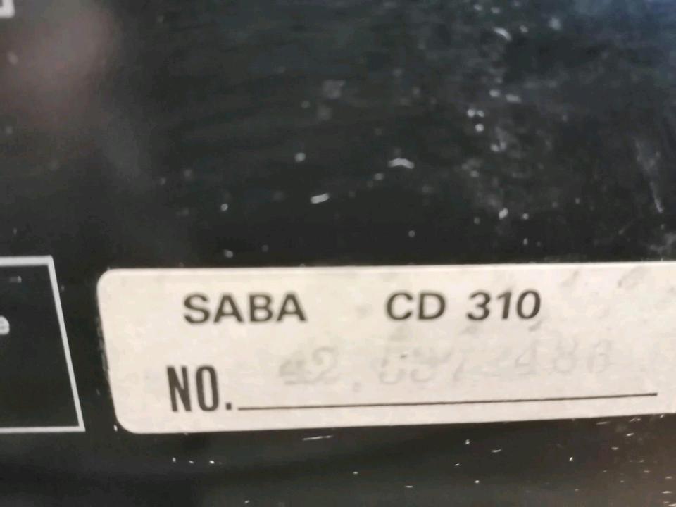 SABA CD 310, Cassetten-Deck, DEFEKT!!