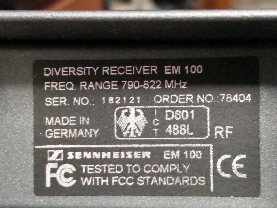 SENNHEISER EW100, Receiver mit Original-Adapter, OHNE Mikrofon!