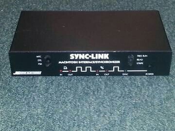 JL COOPER SYNC-LINK Macintosh; MIDI Interface Synchronizer, toll!