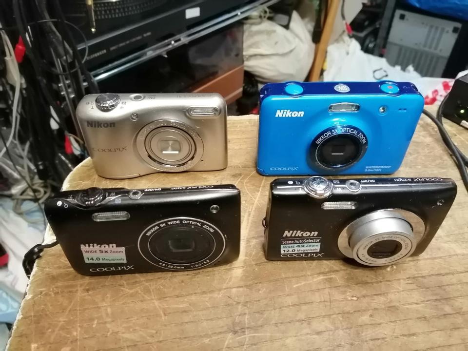 NIKON COOLPIX S3100/S2500/S30/L31, 4 Digital-Kameras, DEFEKT!!!
