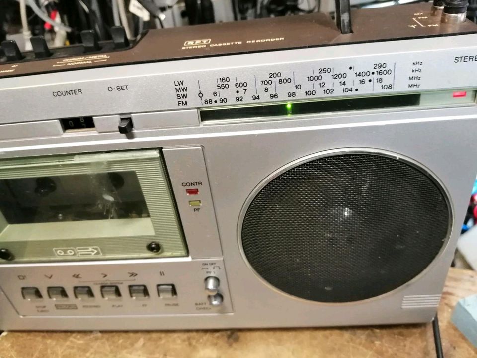 RFT SKR 700, Radio-Cassetten-Recorder mit NEUEN Antriebsriemen!!