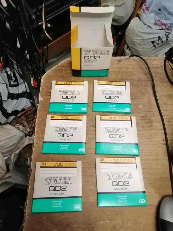 6 YAMAHA QD2, QuickDisk/zweiseitig, NEU & OVP!!