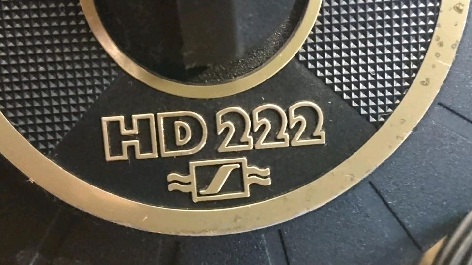 SENNHEISER HD 222, Kopfhörer, Kabel mit 5poligen Stecker