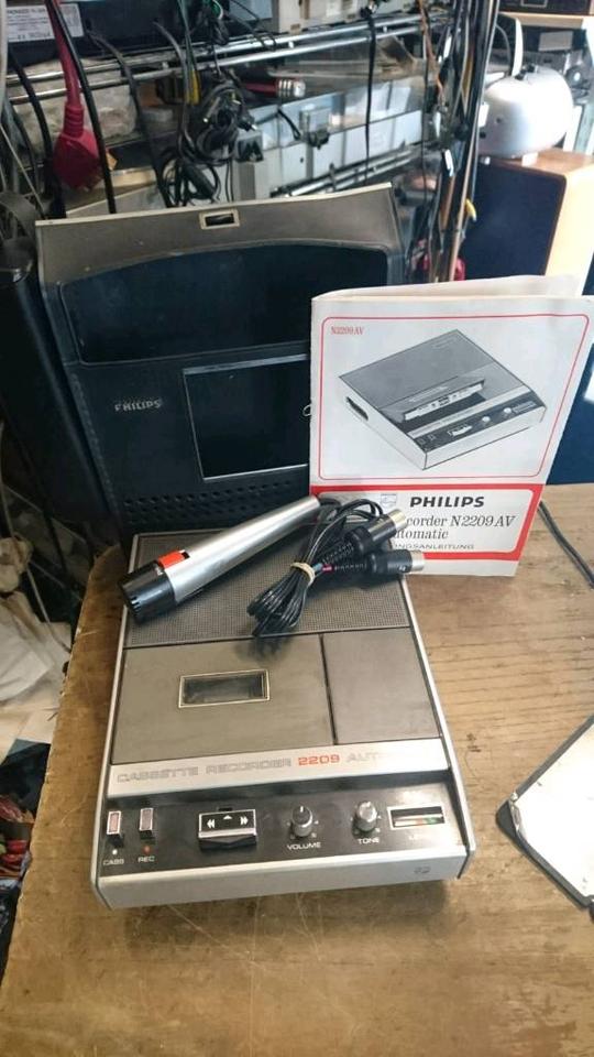 PHILIPS N2209AV, Cassettenrecorder automatic, Zubehör, DEFEKT!!