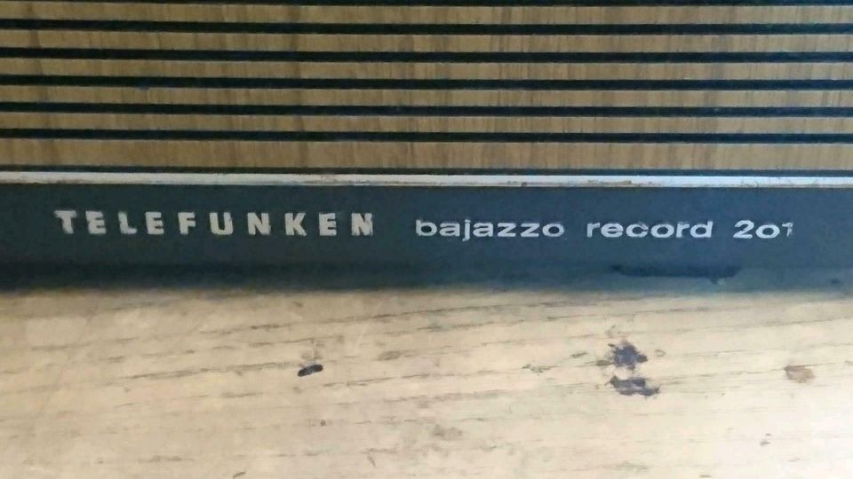 TELEFUNKEN bajazzo record 201, Radio geht! Cassettenteil DEFEKT!!