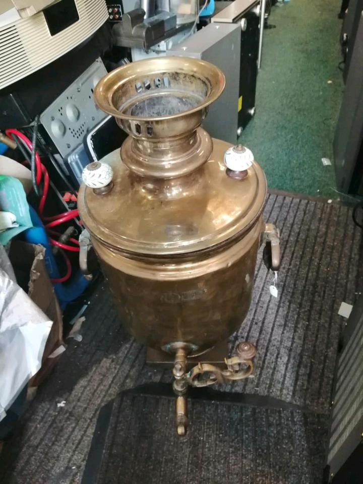 Russischer Holzkohle-Samowar, Baujahr: 1826, guter Zustand!!