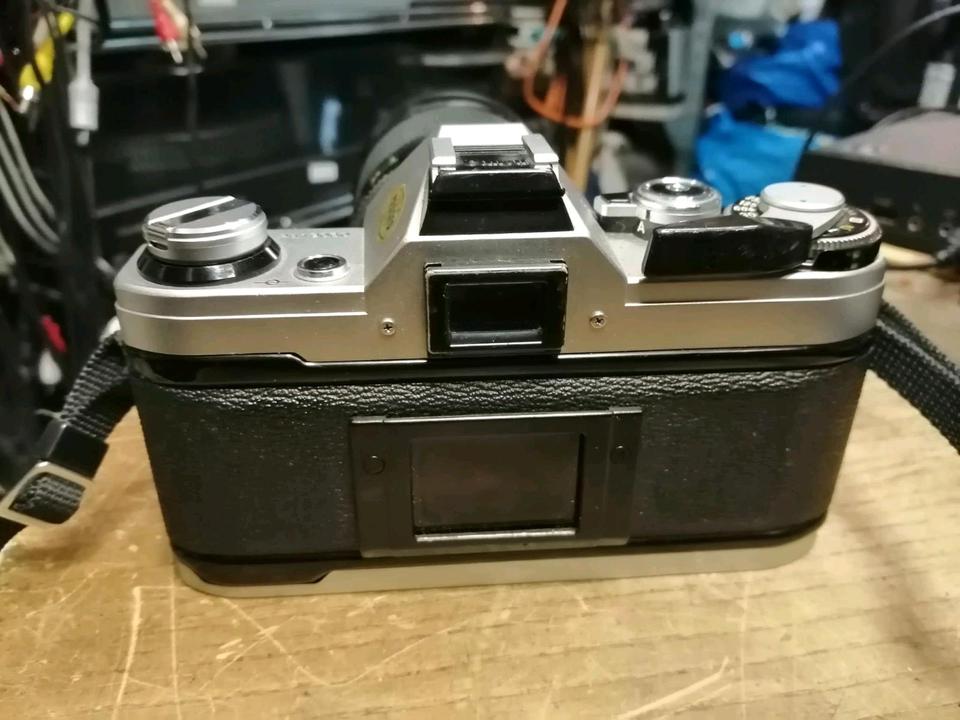 CANON AE-1 Analog-Kamera mit Objektiv SOLIGOR + B+W 72E Linse!!