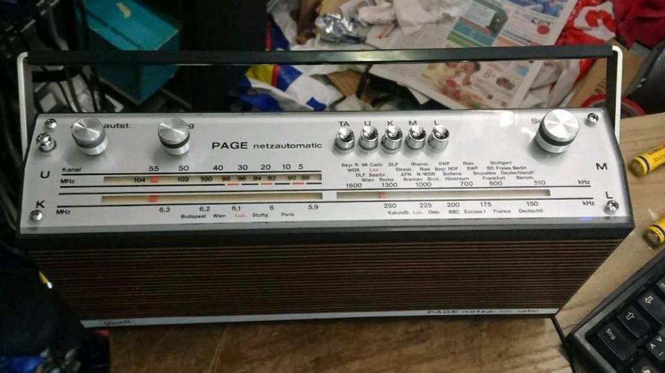 PAGE Netzautomatic 303, Radio Typ 52130555, guter Zustand! Toll