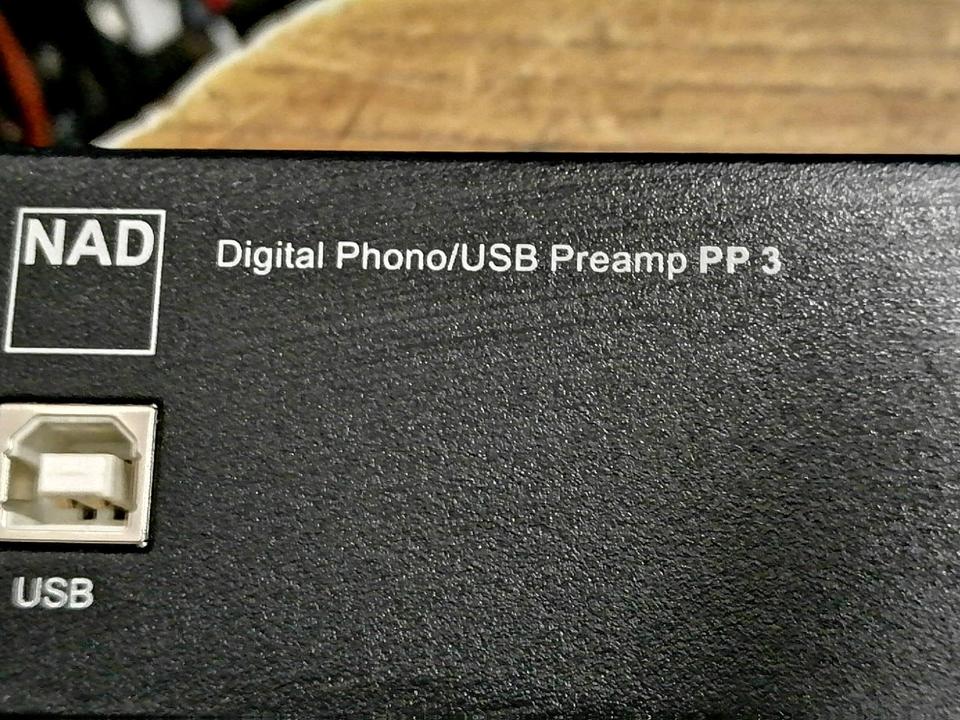 NAD Digital Phono/USB Preamp PP3, Vorverstärker mit Adapter!!!