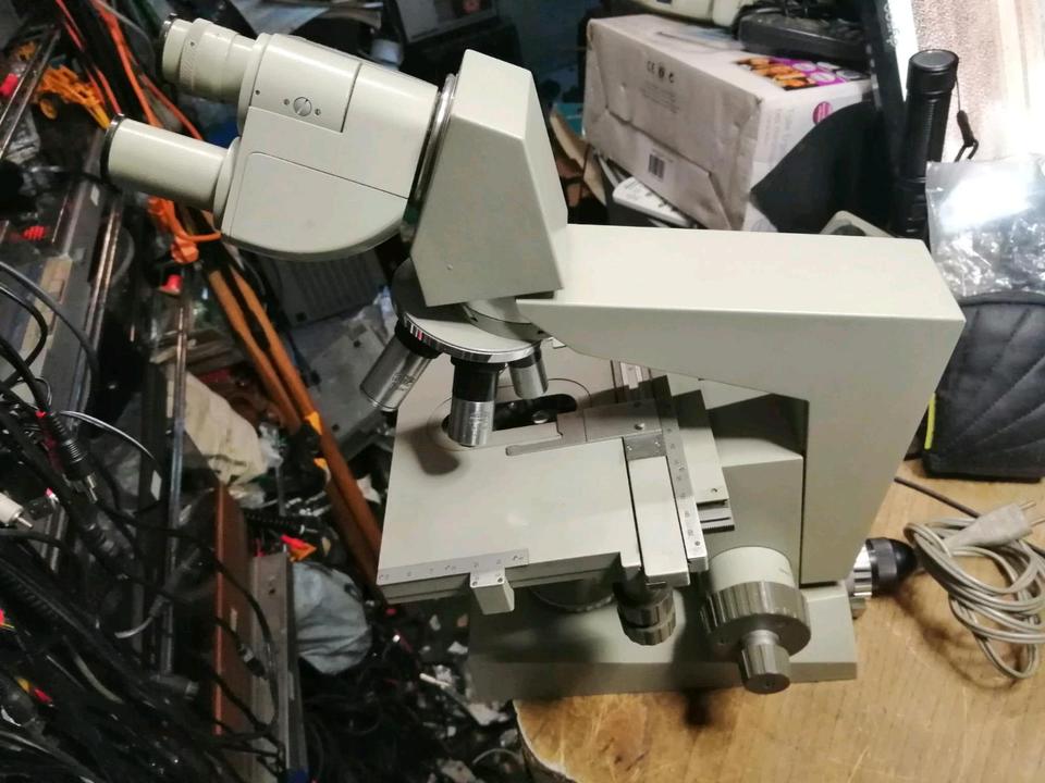 Mikroskop Carl Zeiss Jena, NICHT GETESTET!! Das Gerät
