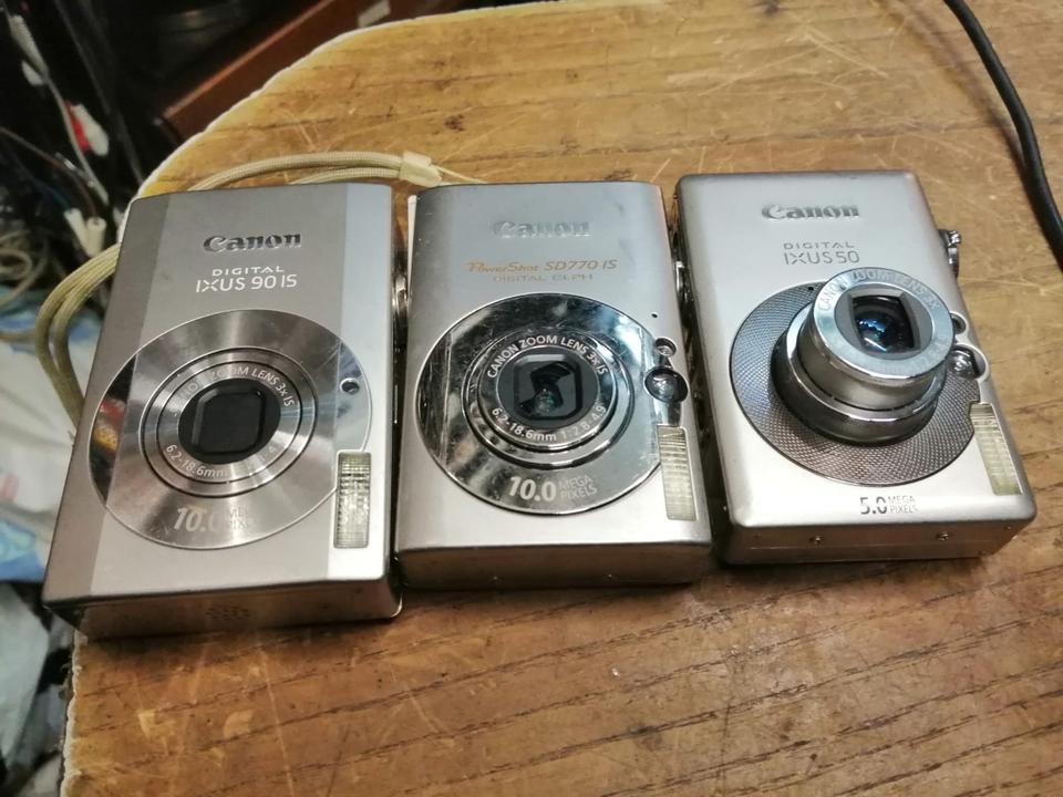 CANON IXUS 50 + IXUS 90IS + CANON POWERSHOT SD770IS IS, DEFEKT!!!