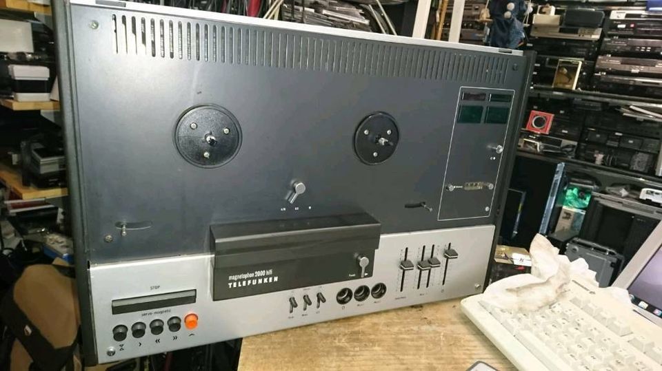 TELEFUNKEN Magnetophon 2000 hifi, Antriebsriemenwechsel nötig!