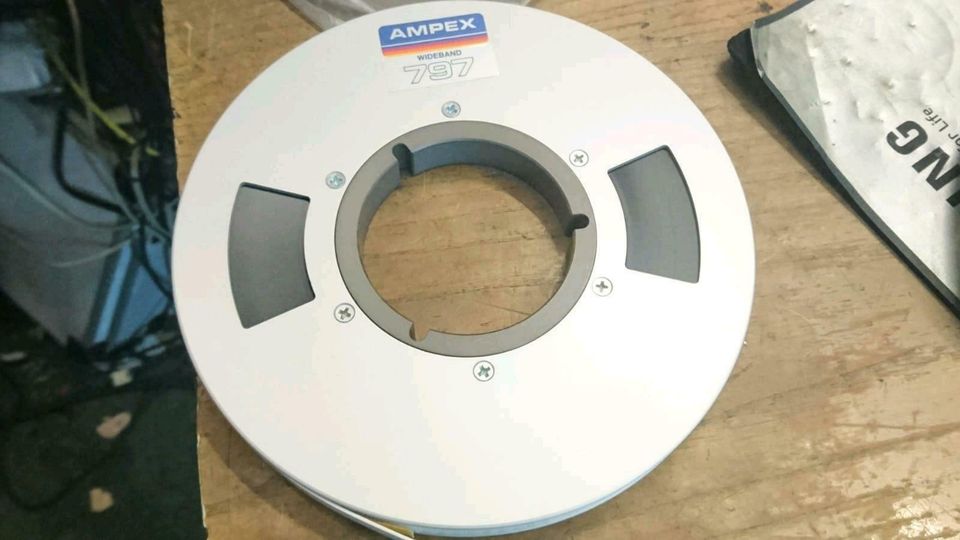 2 AMPEX Wideband 797, Bänder/Metallspulen, NEU, OHNE OVP!