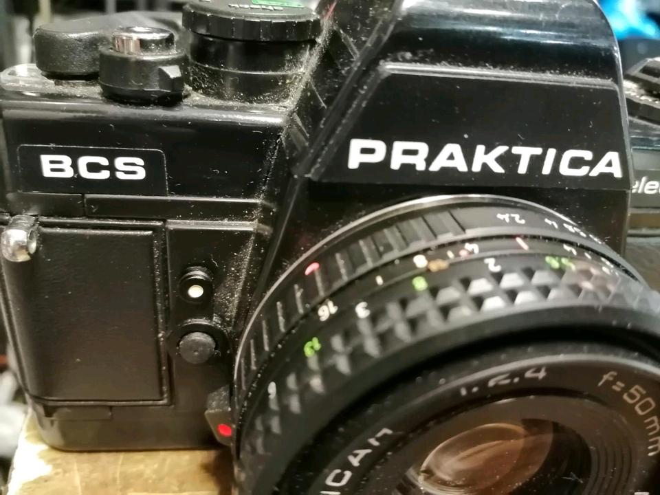 PRAKTICA BCS, Analog-Kamera mit 2 Objektiven, guter Zustand!!!