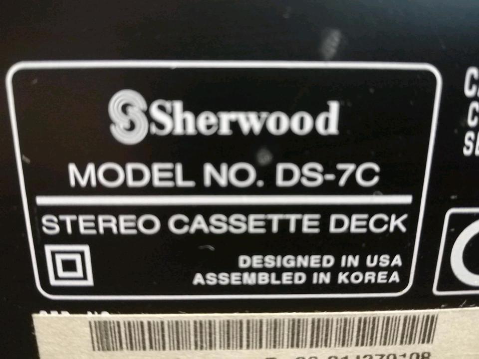 SHERWOOD DS-7C, Stereo Cassetten-Deck!!