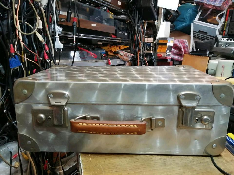 FRENCH METAL - Koffer, Aluminum, VINTAGE!!!