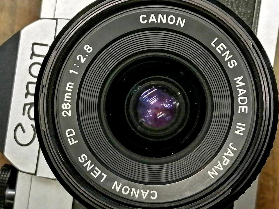 CANON FTb, Analog-Kamera und Objektiv CANON Lens FD 28 mm!!