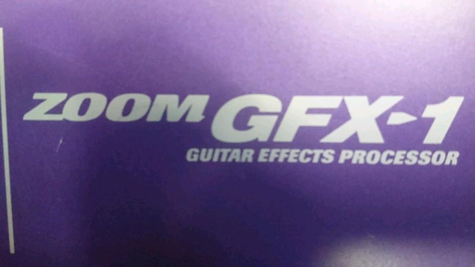 ZOOM GFX-1, Guitar Effects Processor/Gitarren Effekt-Gerät!!