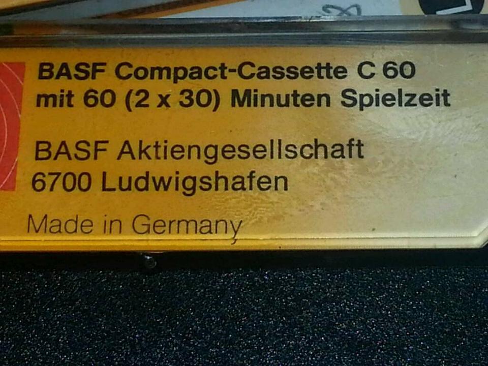 24 BASF Cassetten C 60; Audio-Cassetten, wie neu!