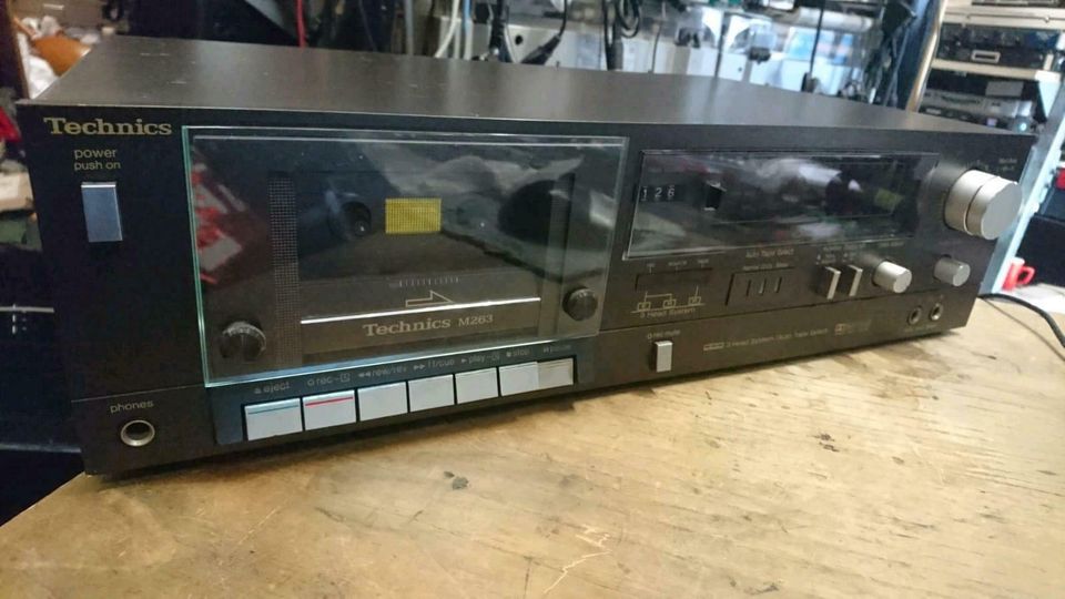 TECHNICS RS-M263; 3-Kopf-Cassettenrecorder; toll!