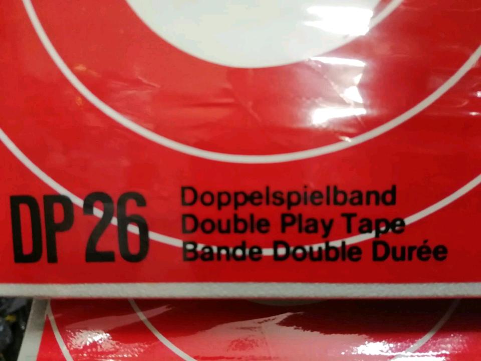 3x BASF DP26, Doppelspielband - 120 min., NEU!!!