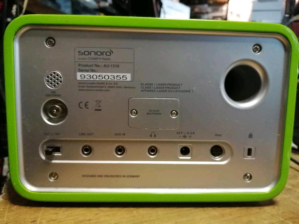 SONORO Cubqo AU-1310, CD/Mp3 RADIO, etwas DEFEKT!!!