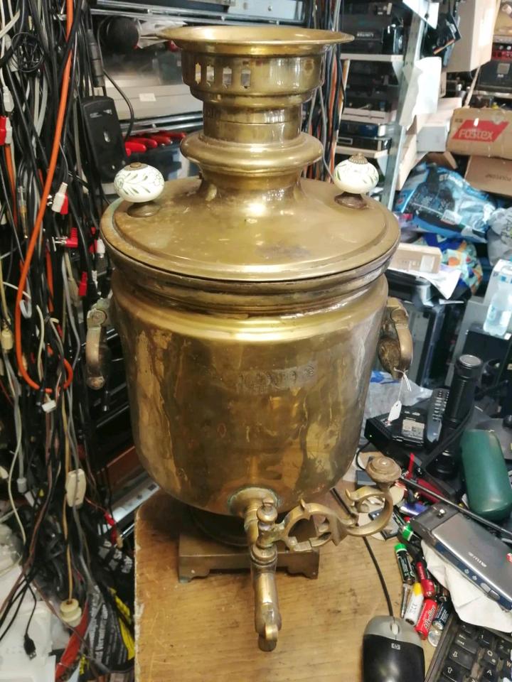 Russischer Holzkohle-Samowar, Baujahr: 1826, guter Zustand!!