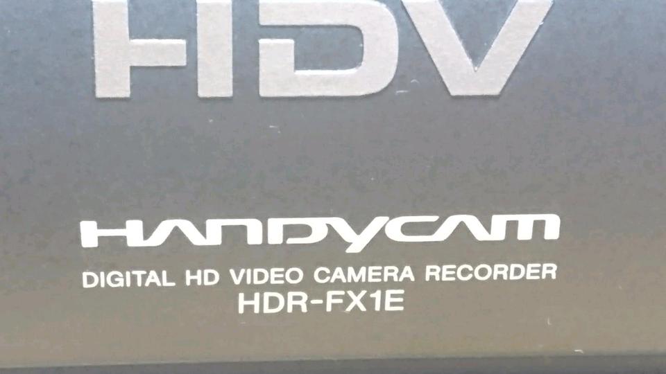 SONY HDR-FX1E, HDV DV-Videocamera mit Zubehör!!