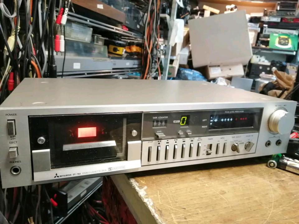 MITSUBISHI DT-78D, Stereo Cassetten-Deck, DEFEKT!!!
