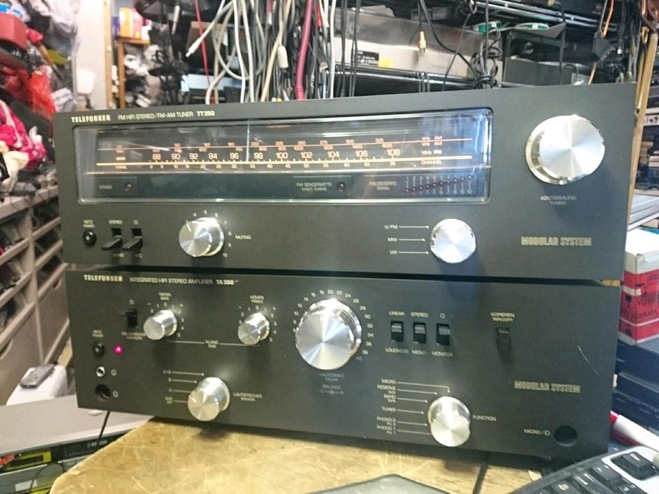 TELEFUNKEN TA350 Amplifier + TT350 Tuner, guter Zustand!